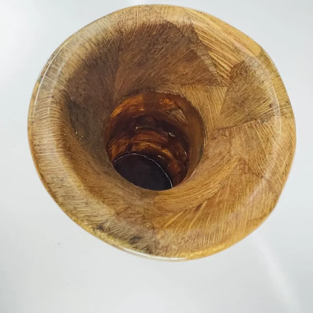 Philippines Woven Mango Wood Rattan Decorative Vase 15